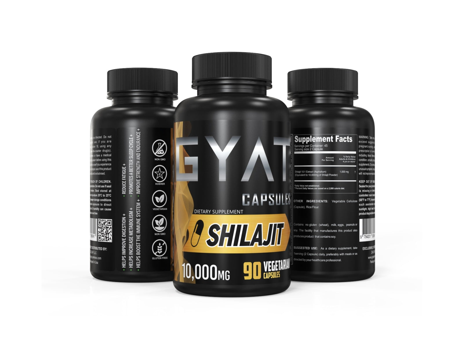 Shilajit Vegetarian Capsules - GYAT