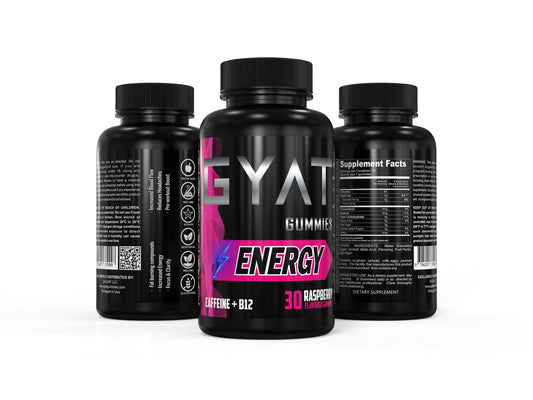 Energy Caffeine B12 Raspberry Flavored - GYAT